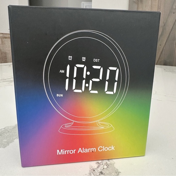 Mirror Alarm Clock - Picture 11 of 11